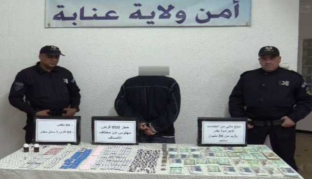 عنابة.. توقيف مروّج مؤثرات عقلية وحجز 950 قرصا مهلوسا