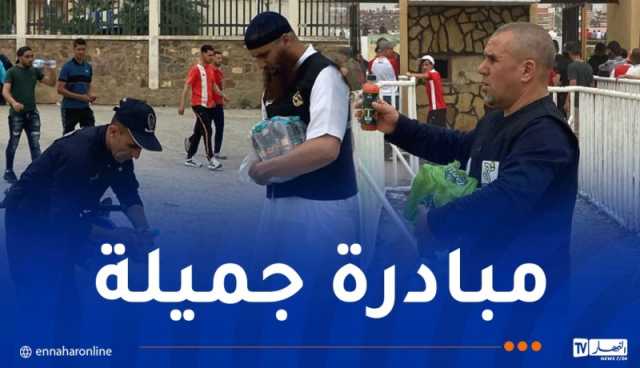 الشلف.. جمعية خيرية تكرّس الروح الرياضية وتوزع المياه على أنصار وفاق سطيف