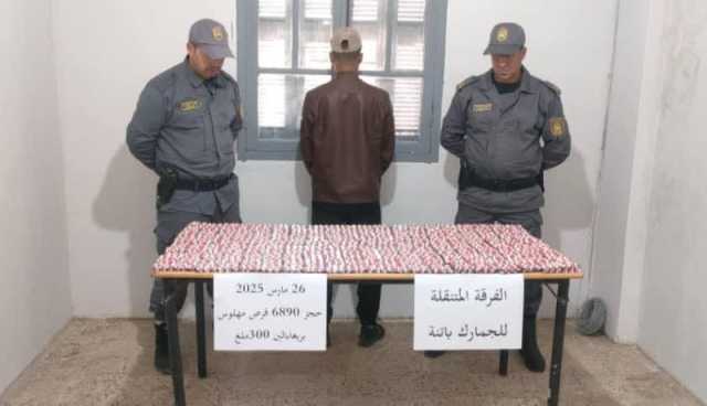 باتنة.. إحباط محاولة تهريب 6890 قرصاً مهلوساً