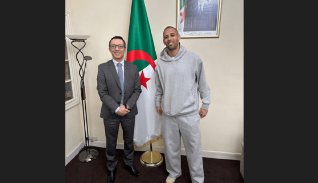 قنصل الجزائر في بروكسل يستقبل إسلام سليماني