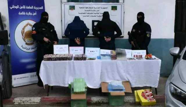 قالمة: توقيف شخصين وحجز 9015 قرص مهلوس