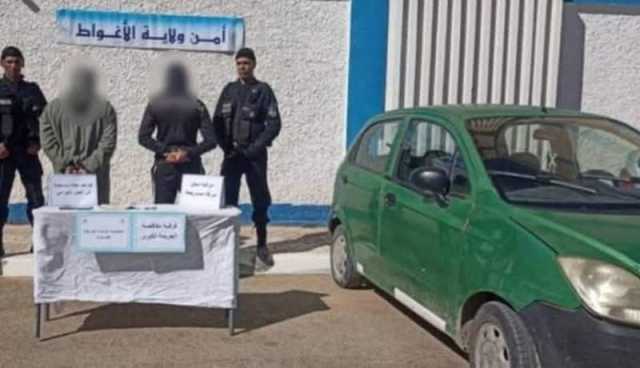 الأغواط: إسترجاع مركبة وتوقيف سارقيها
