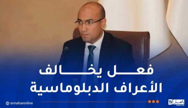 شايب:توقيف موظف قنصلي يتمتع بالحصانة الدبلوماسية فعل مشين 