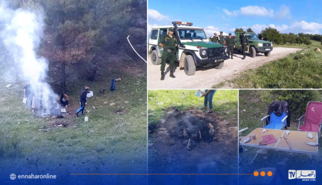 سطيف.. ضبط عدد من الأشخاص يشعلون مواقد الشواء بغابات العلمة