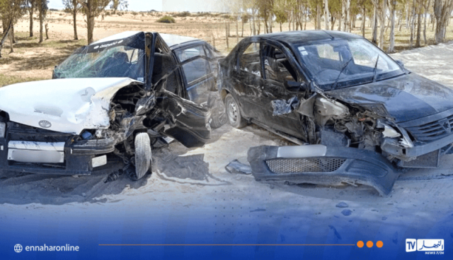 الجلفة.. 3 جرحى في اصطدام بين سيارتين بـ زعفران 