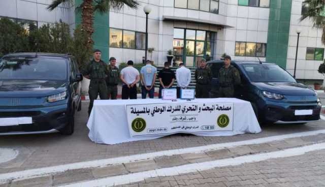 المسيلة .. الدرك يحبط عملية مضاربة بسيارات “دوبلو بانوراما” ويوقف 4 متورطين