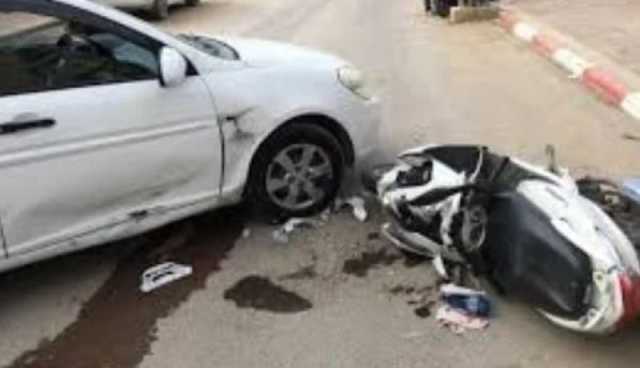 عنابة.. جريحان في صطدام بين سيارة ودراجة نارية