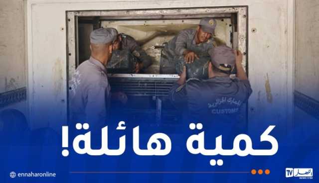 محاولة تهريب ضخمة.. حجز 1.8 مليون قرص مهلوس بإيليزي