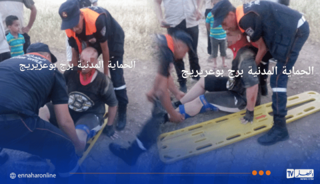 برج بوعريريج.. إنقاذ شاب تعرض لحادث خطير بدراجته الهوائية في منطقة نائية بمجانة