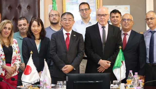 السفير الياباني بالجزائر يزور المندوبية الوطنية للمخاطر الكبرى
