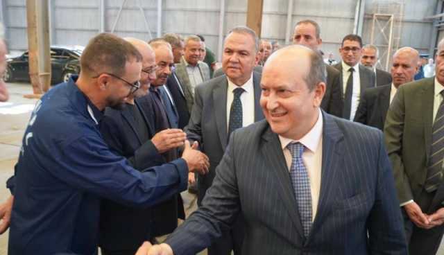 وزير الصناعة يعاين وحدة تيارت التابعة لمصنع ENTPL