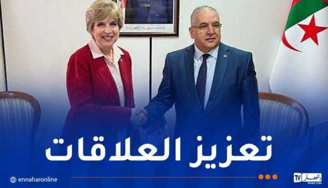الأمين العام لوزارة الخارجية يلتقي السفيرة الأمريكية بالجزائر …وهذا ما دار بينهما