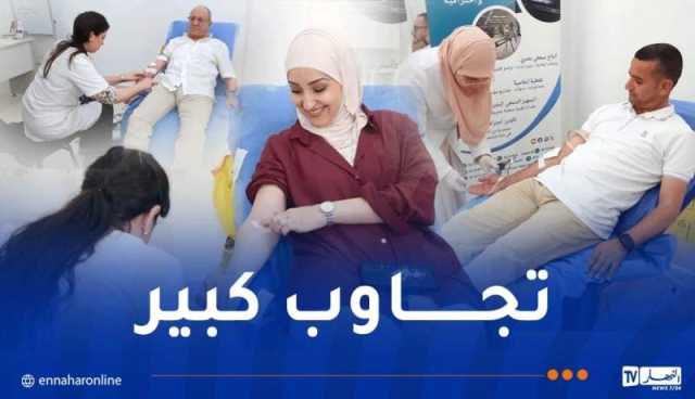 الصحفيون الجزائريون يتبرعون بدمهم تحت شعار “الصحافة في خدمة الحياة”