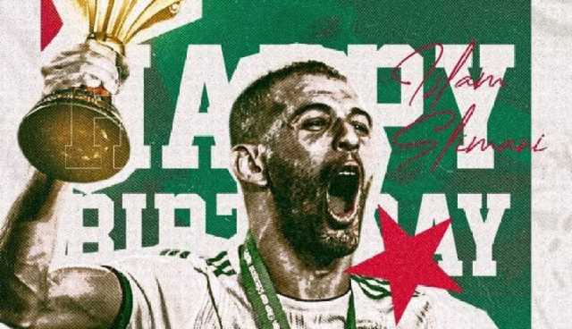“الكاف” يهنئ الهداف التاريخي للمنتخب الوطني إسلام سليماني