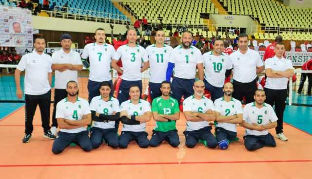 بالصور.. المنتخب الوطني لكرة الطائرة جلوس يحرز برونزية البطولة الإفريقية