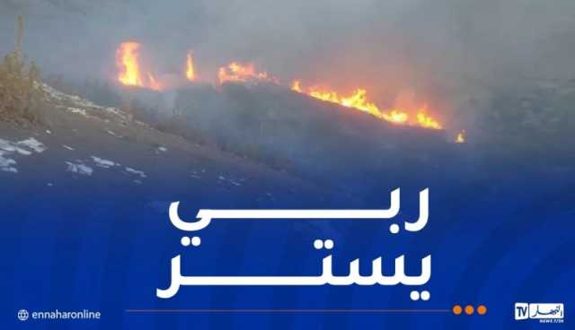 إندلاع حريق بمنطقة بن سعدة في البليدة