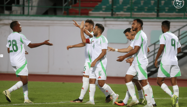 التعادل الايجابي يحسم الشوط الأول من مباراة محليي الخضر وجنوب افريقيا
