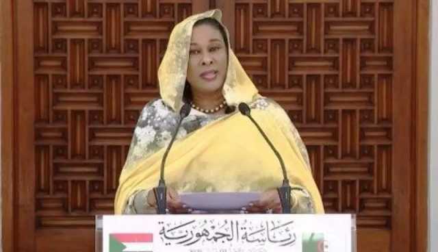 سفيرة السودان تشيد بمواقف الجزائر وتختتم مهامها برسالة امتنان