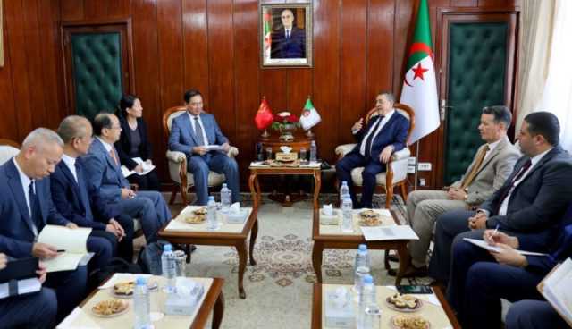 التعاون الجزائري  الصيني..مراد يستقبل وفدا صينيا