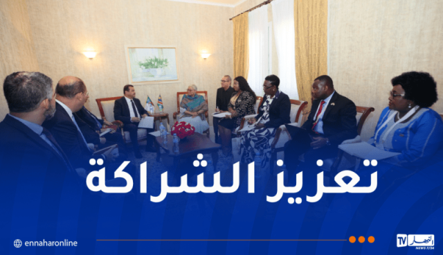 وزير الطاقة يتحادث مع نائبة رئيسة جمهورية ناميبيا