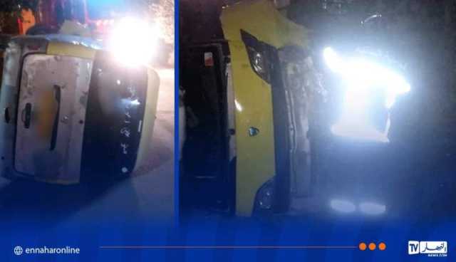 جيجل.. 7 مصابين في انحراف وانقلاب هاربين بالطاهير 