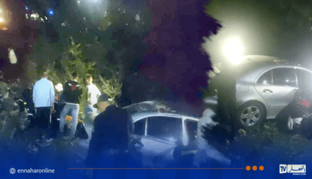 قسنطينة.. 3 جرحى في انحراف سيارة وسقوطها بمنحدر 