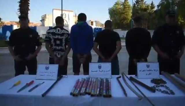 تبسة.. الإطاحة بعصابة أحياء خطيرة وتوقبف 4 أشخاص