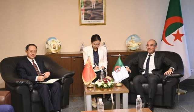 شايب يستقبل نائب رئيس الوكالة الصينية للتعاون الإنمائي الدولي (CIDCA)