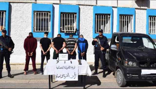 البويرة: الإطاحة بعصابة أحياء وتوقيف 5 أشخاص بعين بسام