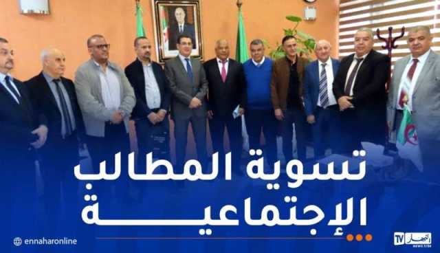 وزير الصحة يستقبل أعضاء الفدرالية الوطنية لعمال الصحة