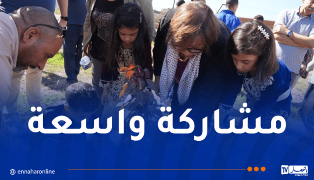 وزيرة التكوين تُشرف على حملة للتشجير بمركز “بلقاسم حساين”