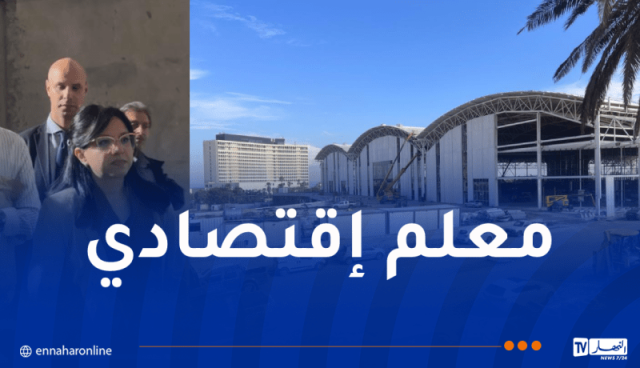 وزيرة التجارة تزور مشروع قصر المعارض الجديد