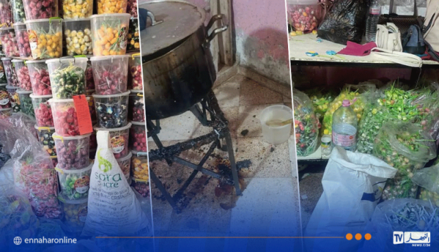 قسنطينة.. حجز 2.3 طن من الحلوى فاسدة بالخروب