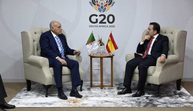 عطاف يجري محادثات ثنائية مع نظيره الإسباني بجوهانسبرغ