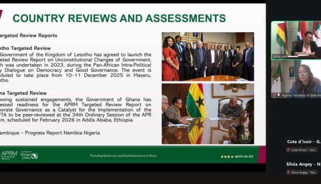 الجزائر تترأس اجتماع لجنة توجيه الآلية الإفريقية للتقييم وتؤكد دعم إصلاح الأمانة القارية