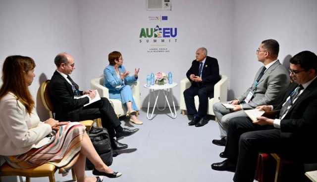 عطاف يبحث مع رئيسة البنك الأوروبي لإعادة الإعمار والتنمية دعم تنويع الاقتصاد