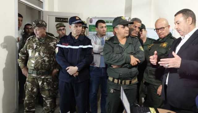  وزير الداخلية يتنقل إلى حجرة النص بتيبازة للاطلاع على سير جهود التحكم في حرائق الغابات 