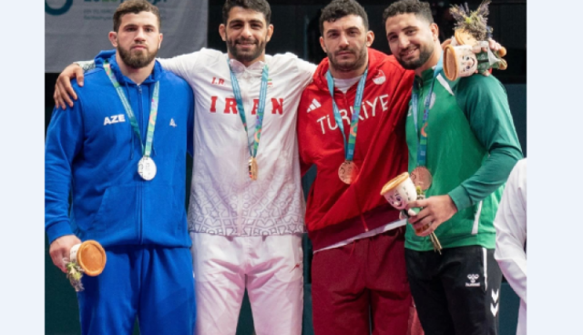 المصارعة الجزائرية تتألق في سماء ألعاب التضامن الإسلامي