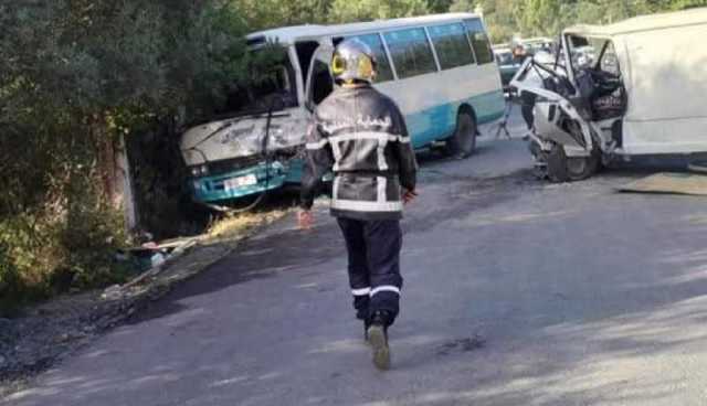 باتنة.. 5 جرحى في اصطدام بين سيارة وحافلة لنقل المسافرين بوادي الشعبة