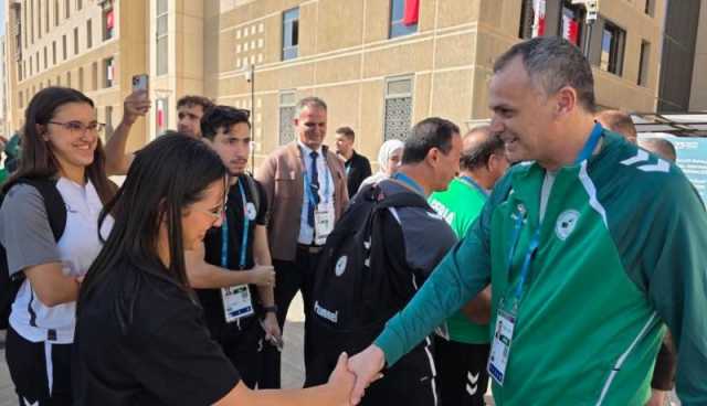 بالصور.. حماد يزور الوفد الجزائري المشارك في ألعاب التضامن الإسلامي