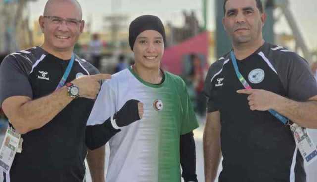 ألعاب التضامن الإسلامي.. الملاكمة فتيحة منصوري تتأهل للدور النصف النهائي