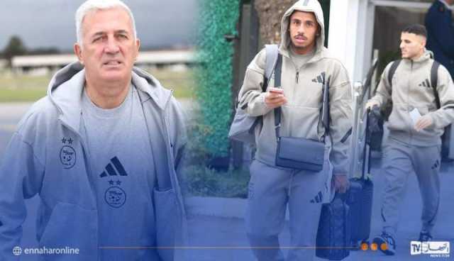 بعثة المنتخب الوطن تغادر أرض الوطن باتجاه جدة