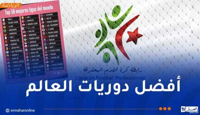 البطولة الجزائرية ضمن “التوب 50” عالميا