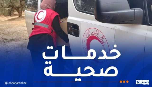 الهلال الأحمر.. قافلة طبية نحو إيليزي