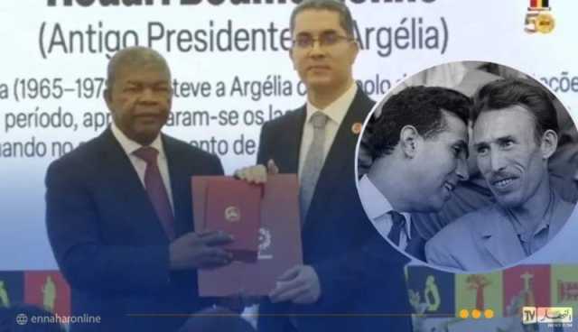 أنغولا تكرّم الرئيسين الراحلين هواري بومدين وأحمد بن بلة