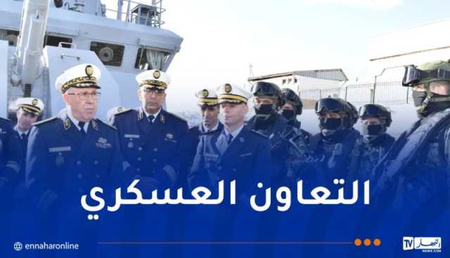 قائد القوات البحرية يشرف على تفتيش الغراب قاذف الصواريخ “رايس حسان بربيار”