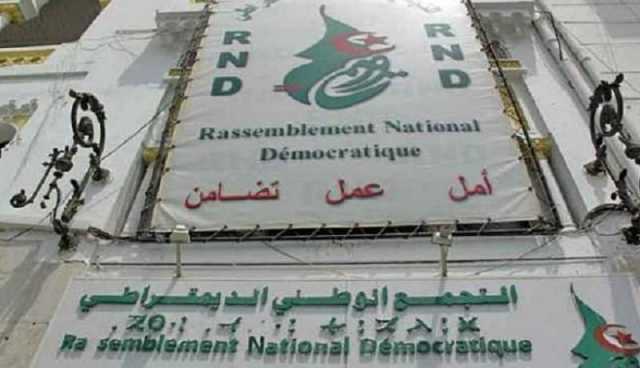 “الأرندي” يندّد بحملة التشكيك في الموقف الجزائري الداعم للقضية الفلسطينية