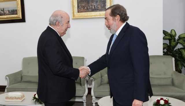 رئيس الجمهورية يستقبل سفير اسبانيا