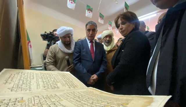 وزيرة الثقافة تشدد من أدرار على ضرورة رقمنة المخطوطات وصون الموروث العلمي الوطني