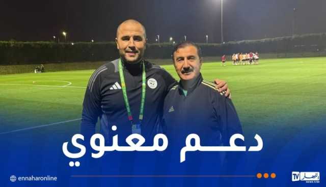 سفير الجزائر في قطر يرفع معنويات “الخضر” قبل ربع النهائي